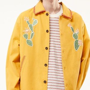 PacSun Gold Duke Jacket XL Yellow NWT